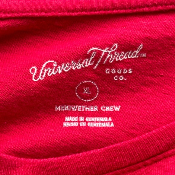 Basic Red Universal Thread Target Meriwether T-Shirt - Picture 5 of 5